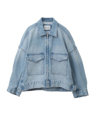 AMERICAN HOLIC デニムショートブルゾン Light Indigo