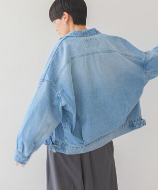 AMERICAN HOLIC デニムショートブルゾン Light Indigo