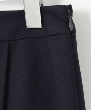 J.PRESS LADIES S 【セットアップ対応・洗える・抗菌防臭】T/Cポンチ スカート ネイビー系