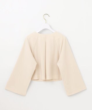 ANY SIS S 【洗える】セレモニークロップド ジャケット ライトベージュ