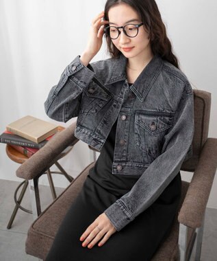 WEGO ショートデニムジャケット ブラックその他