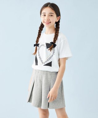 UNFILO 【110-150cm】CLEAN Tee(UNISEX) オフ[チャコールハート]