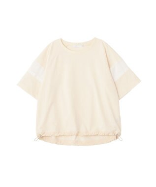 AMERICAN HOLIC 異素材ラインプルオーバー Off White