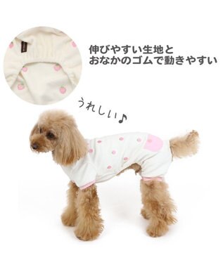 【ネット店限定】犬 服 夏服 ロンパース 〔小型犬〕 サーモキープ 苺 いちご イチゴ ペットウエア ドッグウエア ドッグウェア イヌ おしゃれ  かわいい 快適温度維持 やわらか 伸縮性 快適温度 ネット限定, ピンク（淡）, ３Ｓ