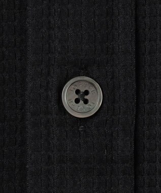 JOSEPH HOMME コンフォートクリアギンガム　ウイングカラーシャツ ブラック系