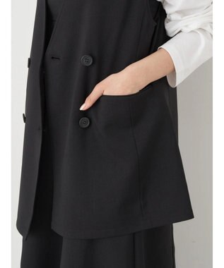 earth music&ecology ノーカラージレ Black