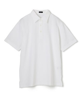 JOSEPH HOMME コンパクトサッカージャージー　ポロシャツ ホワイト系