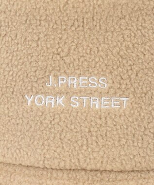 J.PRESS YORK STREET 【UNISEX】フリースロゴバケットハット ベージュ系