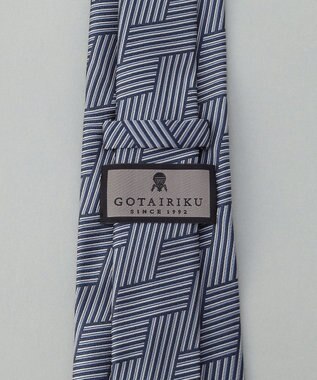 GOTAIRIKU GOTAIRIKU別注【日本製】シルク ネクタイ_小紋柄 スカイブルー系8