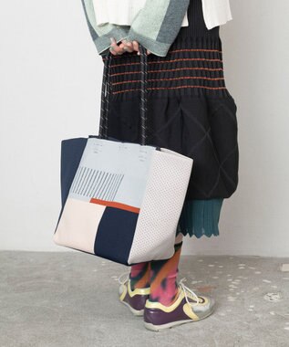 TRICOTE 【リニューアル・軽くて丈夫・A4サイズ対応】サイドメッシュトートバッグ 82BEIGE