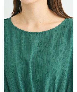 Green Parks 変形ストライプジャガードチュニック Green