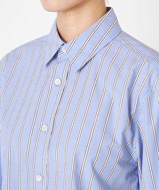 NAVE 【Nave】タイプライター クロップドシャツ ストライプ系