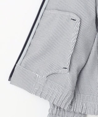 J.PRESS KIDS 【110-130cm】ステンカラー  ライトアウター ネイビーストライプ系