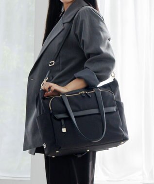 ACE BAGS & LUGGAGE ace. ラプリム トートバッグ レディースビジネス A4 13.3インチサイズ 68803 エース ブラック×ゴールド