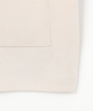 J.PRESS LADIES 【洗える】Cotton Acetate ニット ジャケット ベージュ系