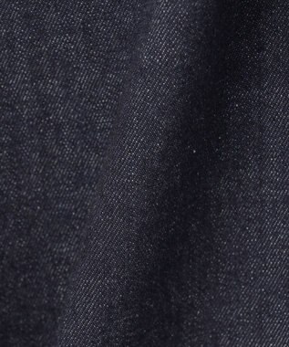 J.PRESS LADIES L 【洗える】 10oz Stretch Denim セミワイド パンツ ネイビー系