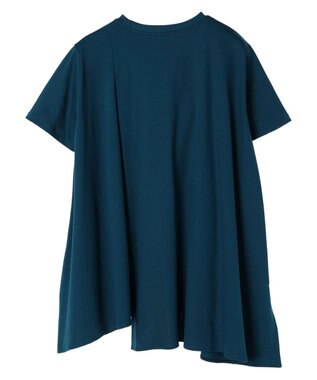 AMERICAN HOLIC キレイｃｏｔｔｏｎ切替ヘムカットチュニック Blue Green