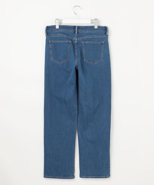 J.PRESS LADIES S 【洗える】裏起毛ストレッチ デニム パンツ ユーズド系