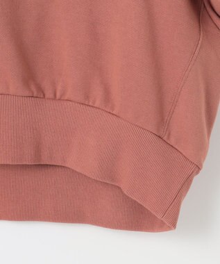 Feroux 【洗える】ロゴ刺繍裏毛 プルオーバー ピンク系