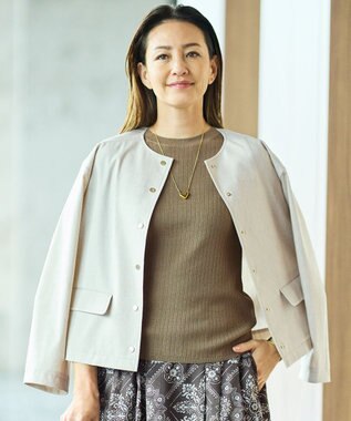 自由区 S 【カタログ掲載・アンサンブル対応】シアーシルクミックスニット プルオーバー