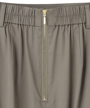 23区 【洗える】テンセルナイロンストレッチ カーゴ スカート オリーブ系