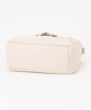 ANY SIS 【2WAY】ベルトバックルラウンドミディトート バッグ アイボリー