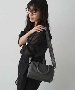 russet コーデュラナイロン2WAYミニボストンバッグ(CE-1721-WEB) Gray