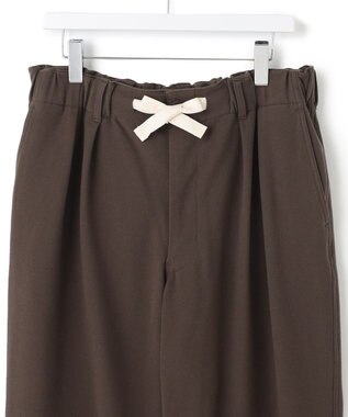 J.PRESS YORK STREET 【UNISEX】2wayストレッチワイドパンツ ブラウン系