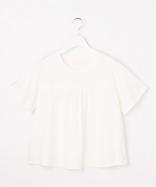 J.PRESS LADIES S 【一枚で着映え】ツイスティロ クルーネック カットソー ホワイト系