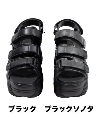 WEGO 厚底ボリュームスポサン ブラック