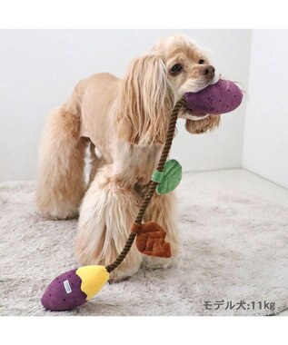 PET PARADISE ペットパラダイス やきいも ロープトイ 紫