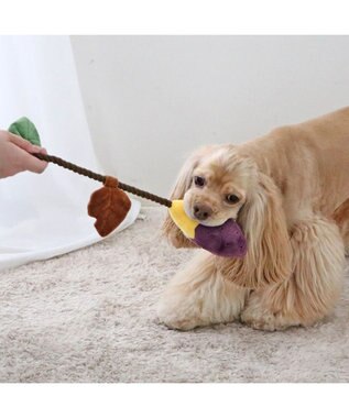 PET PARADISE ペットパラダイス やきいも ロープトイ 紫