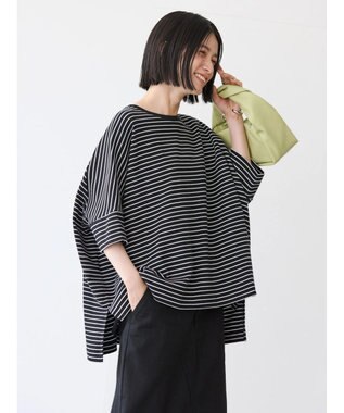 AMERICAN HOLIC 接触冷感ポンチョシルエットポンチプルオーバー Border