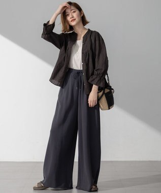 23区 VIOLAd'ORO アバカ 2WAY ミニ ショルダーバッグ ブラック系