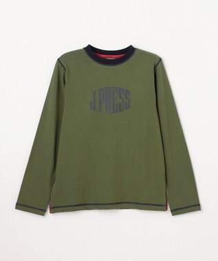 J.PRESS KIDS 【140-170cm】20/2 天竺ロゴ カットソー カーキ系