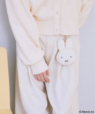 earth music&ecology 【予約】miffy/earth タグ付ミニコインケース アイボリー