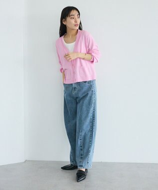CRAFT STANDARD BOUTIQUE Ｖネックニットカーディガン Pink