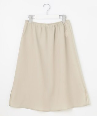 23区 【洗える】ランダムプリーツ スカート ベージュ系