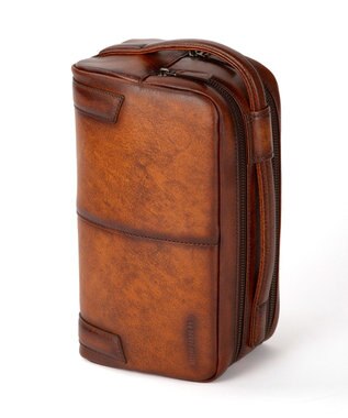 ACE BAGS & LUGGAGE LO HOMME PRESSE アルカイック 本革 日本製 日本製 ポーチ 71852 ロ・オム・プレッセ ブラウン