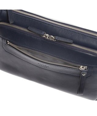 ACE BAGS & LUGGAGE ultima TOKYO ウルティマ トーキョーケヴィン ショルダーバッグ ヨコ型2WAYタイプ レザー 77994 ネイビー