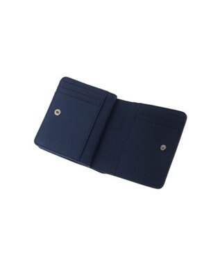 genten カレイド 2つ折り財布 ネイビーブルー