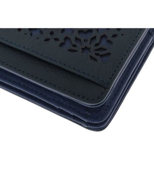genten カレイド 2つ折り財布 ネイビーブルー