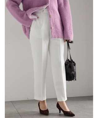 Te chichi ダブルクロスペンシルパンツ《2025winter catalog item》 オフホワイト
