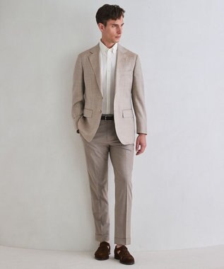 GOTAIRIKU 【Loro Piana Fabric】SUMMER TIME ジャケット_ヘリンボーン織 ベージュ×ヘリンボーン