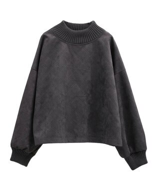 Green Parks ・ＥＬＥＮＣＡＲＥ　ＤＵＥ　エンボスプルオーバー Charcoal Gray