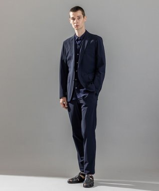 JOSEPH HOMME 新素材【ストレッチ】トリコソリッドストレッチ ジャケット ネイビー系
