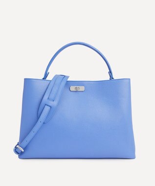 LIBERTY. アイフィス バーリントン トップハンドルバッグ スカイブルー