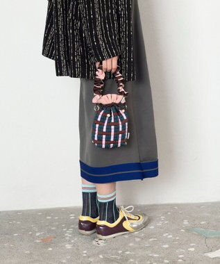 TRICOTE ギャザーハンドベルト 39NAVY