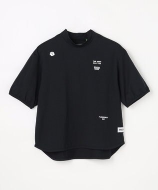 PW CIRCULUS 【WOMEN】パフスリーブモックT  2026年モデル ゴルフウェア レディース ブラック系