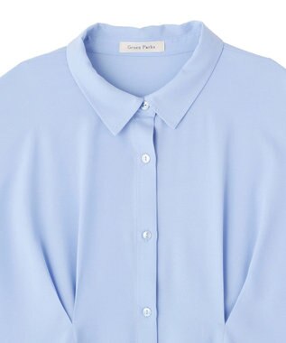 Green Parks ウエストタックシャツチュニック Sax